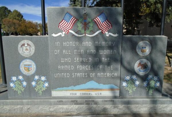 FOUR CORNERS ARMED FORCES MEMORIAL