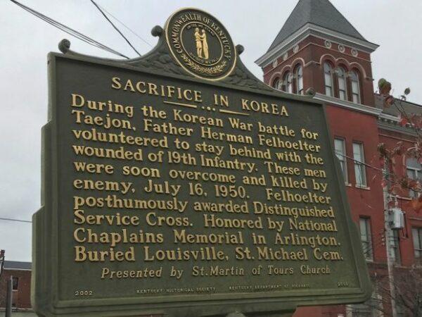 SACRIFICE IN KOREA WAR MEMORIAL MARKER