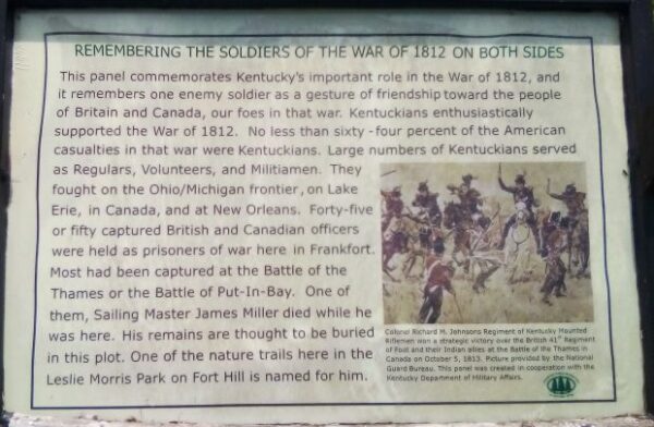 REMEMBERING THE SOLDIERS OF THE WAR OF 1812 ON BOTH SIDES MEMORIAL PANEL