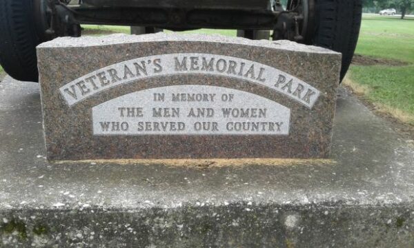WEST UNITY VETERAN’S MEMORIAL PARK STONE