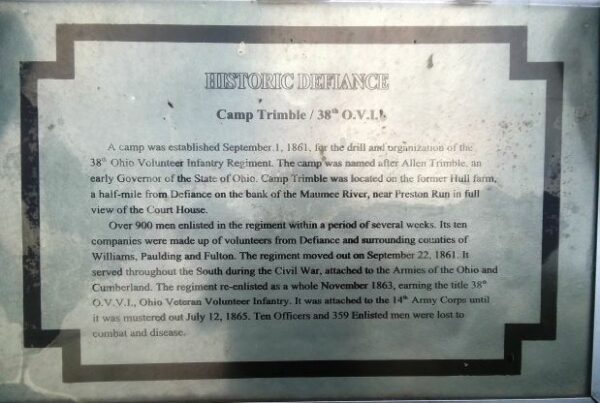 HISTORIC DEFIANCE WAR MEMORIAL
