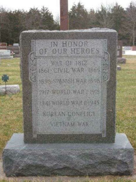 GRANDVIEW CEMETERY VETERANS MEMORIAL