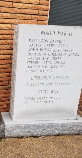 MEDINA SUPREME SACRIFICE WAR MEMORIAL RIGHT STONE