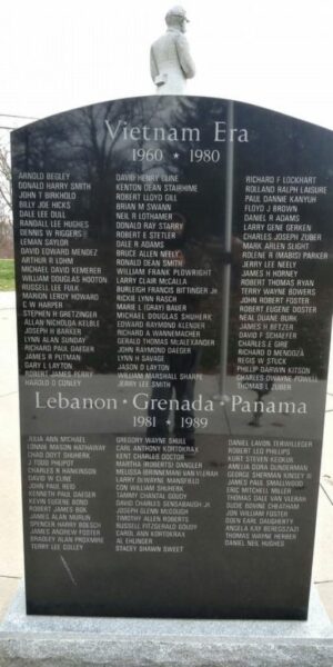 ANTWERP ALL VETERANS MEMORIAL STONE E