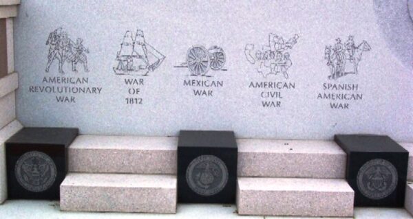UNION COUNTY VETERANS MONUMENT STONE A