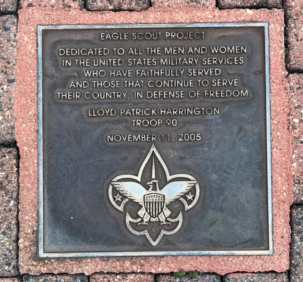 AMERICAN LEGION LAUREL POST 19 MEMORIAL FOUNTAIN PLAQUE B