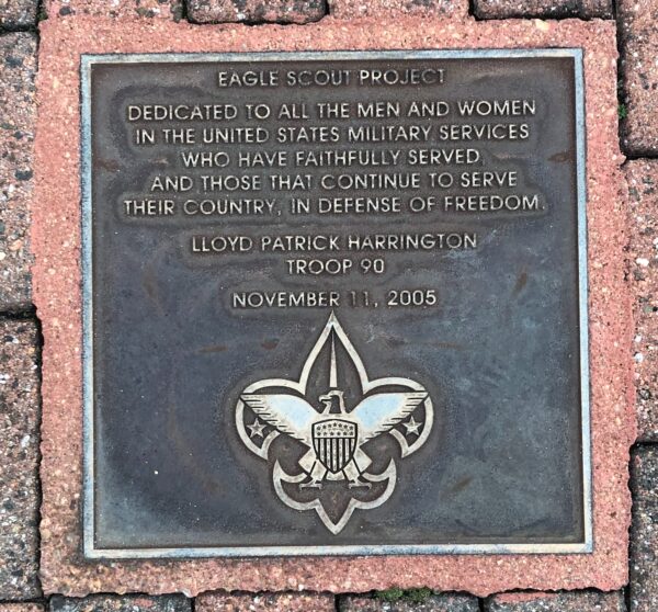 AMERICAN LEGION LAUREL POST 19 MEMORIAL FOUNTAIN PLAQUE B