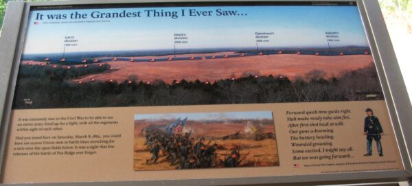 IT WAS THE GRANDEST THING I EVER SAW WAR MEMORIAL PANEL