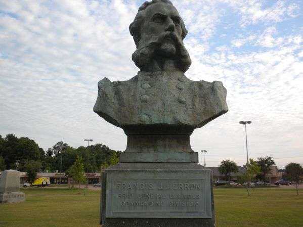 GENERAL FRANCIS J. HERRON MEMORIAL BUST