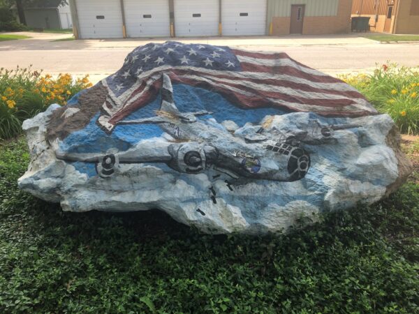 CONRAD FREEDOM ROCK VETERANS MEMORIAL SIDE B