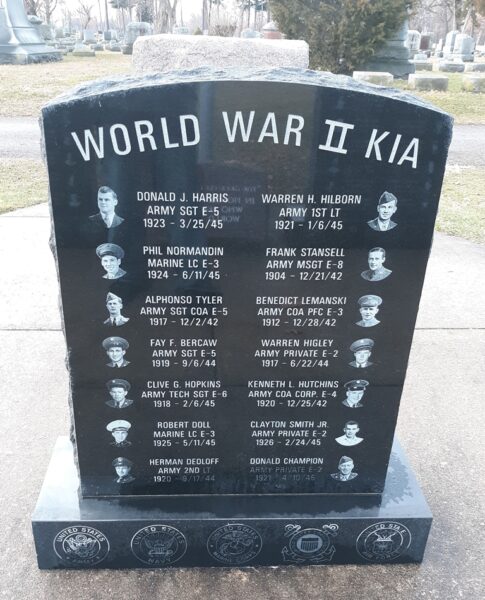 “A GATHERING OF FLAGS” WAR MEMORIAL STONE I