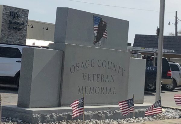OSAGE COUNTY VETERAN MEMORIAL BACK