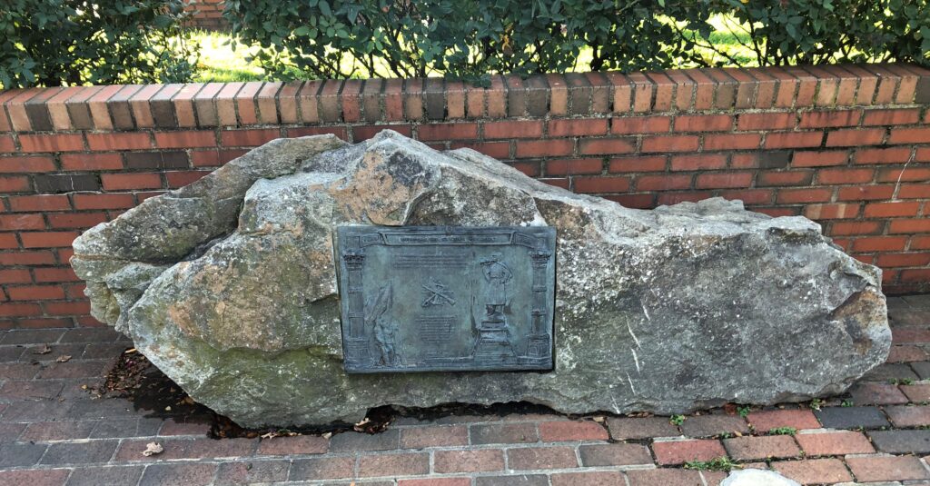 SOLDIERS AND SAILORS MONUMENT REDEDICATION PLAQUE