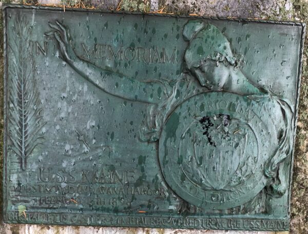 GREENCASTLE U.S.S. MARINE MEMORIAL PLAQUE
