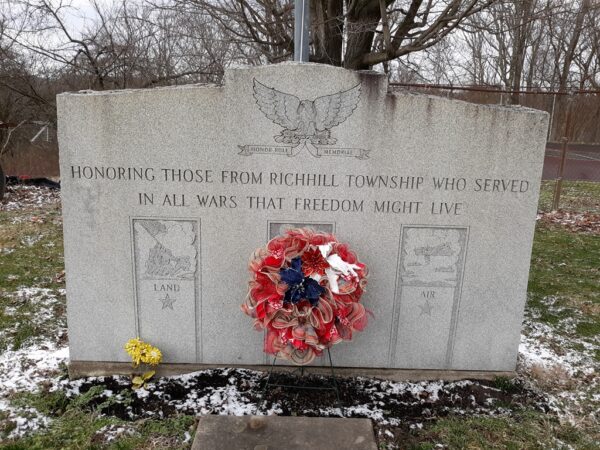 RICHHILL TOWNSHIP ALL WARS VETERANS MEMORIAL