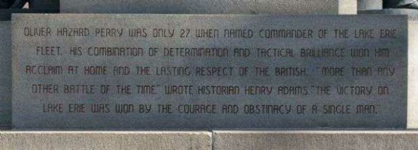 OLIVER HAZARD PERRY MEMORIAL STONE