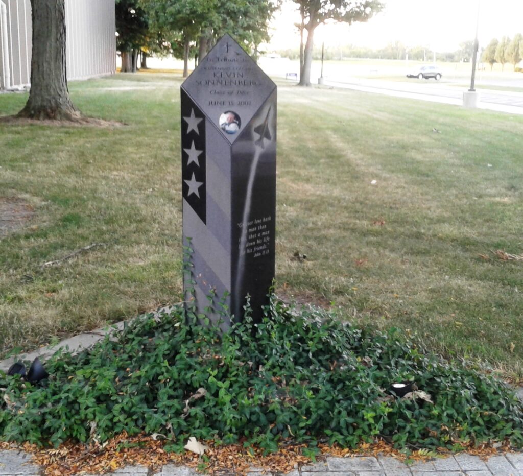 LIEUTENANT. COLONEL KEVIN SONNEBERG WAR MEMORIAL