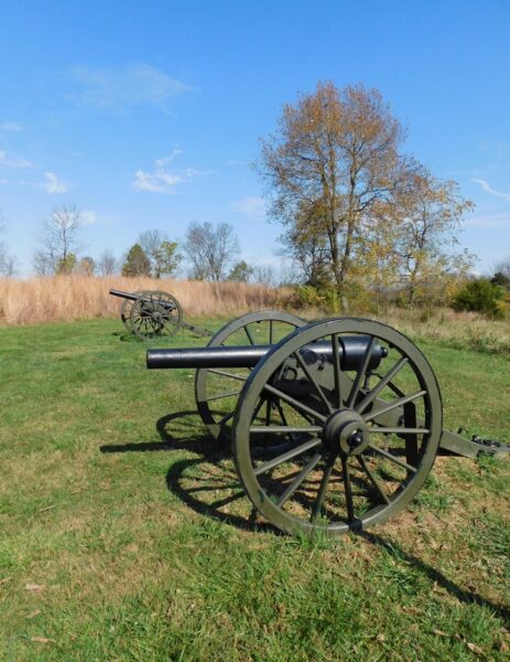 BATTERY E, 4TH U.S. ARTILLERY WAR MEMORIAL CANNONS