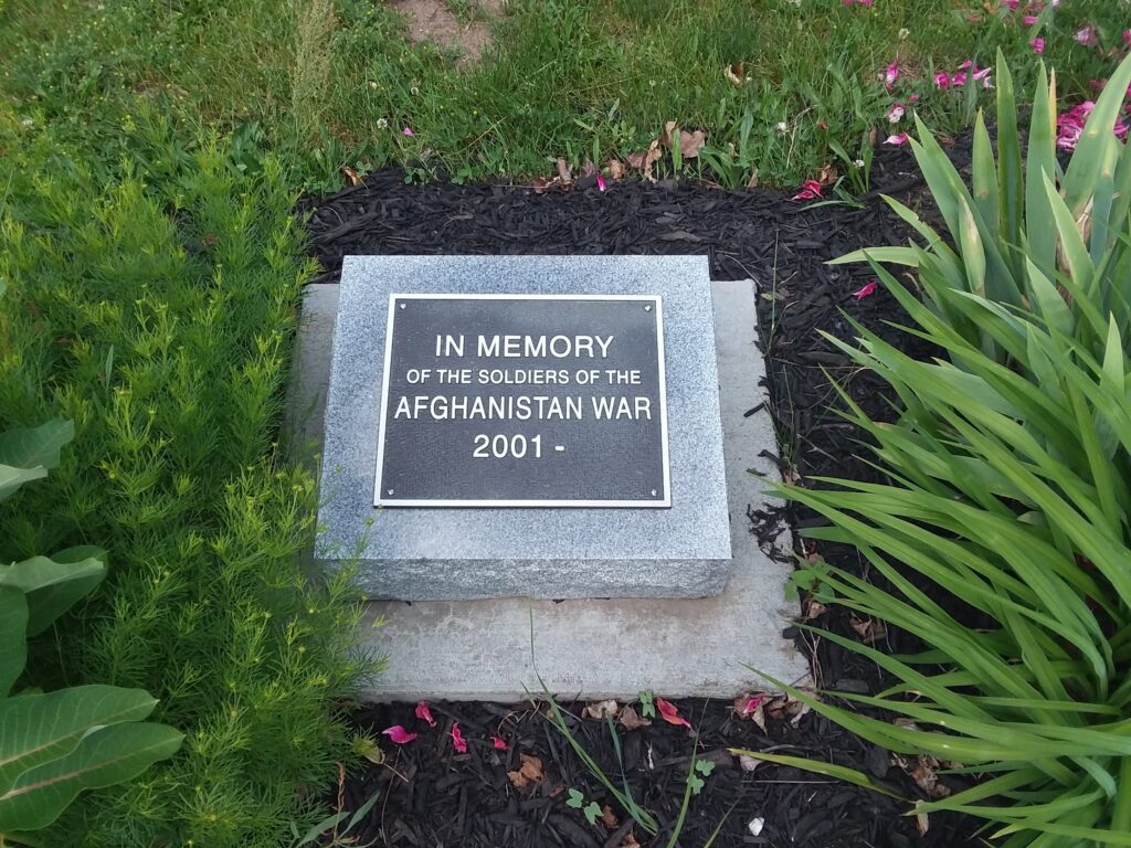 DELTA AFGHANISTAN WAR MEMORIAL TABLET