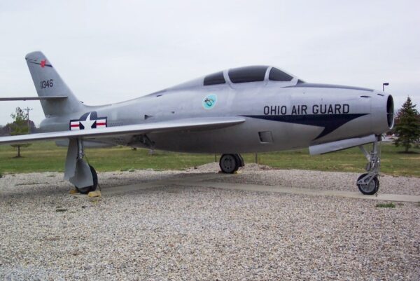 F-84 F “THUNDERSTREAK” MEMORIAL AIRCRAFT