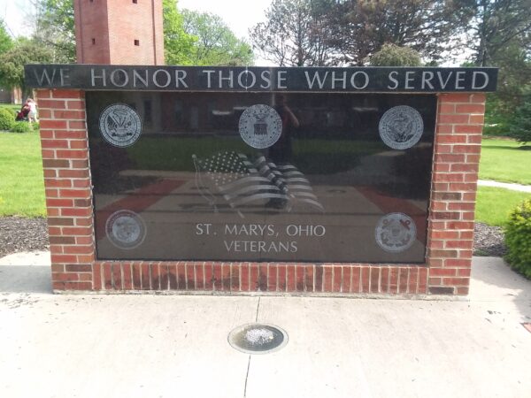 ST. MARYS, OHIO VETERANS MEMORIAL