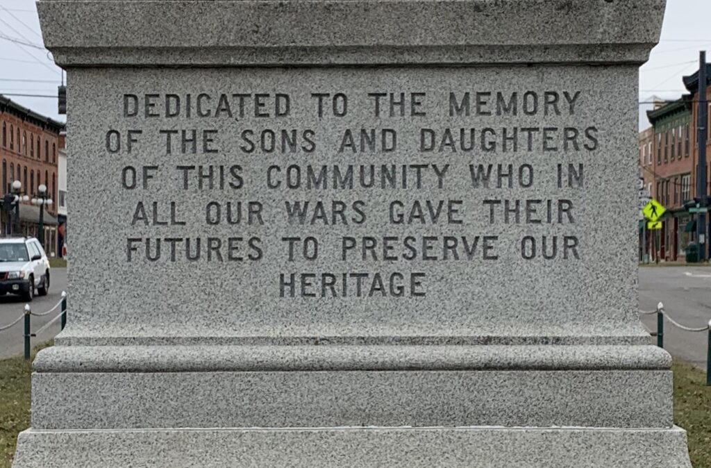 GREENE CIVIL WAR MEMORIAL STONE B