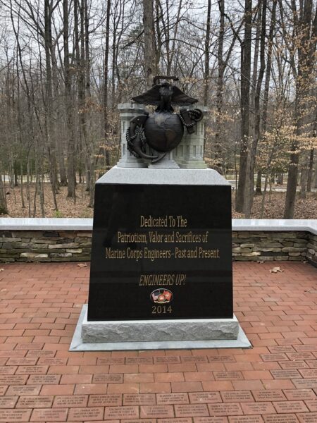 MARINE CORPS ENGINEERS WAR MEMORIAL FRONT