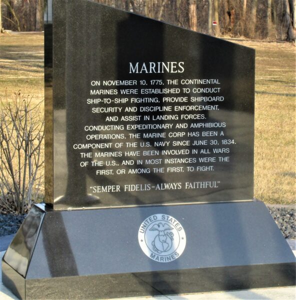 ROCKFORD ARMED FORCES MEMORIAL STONE C