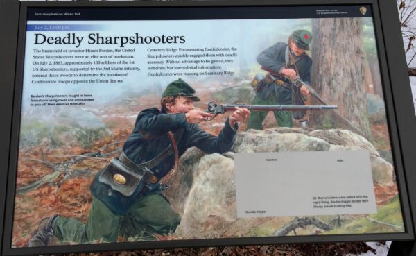DEADLY SHARPSHOOTERS WAR MEMORIAL PLAQUE