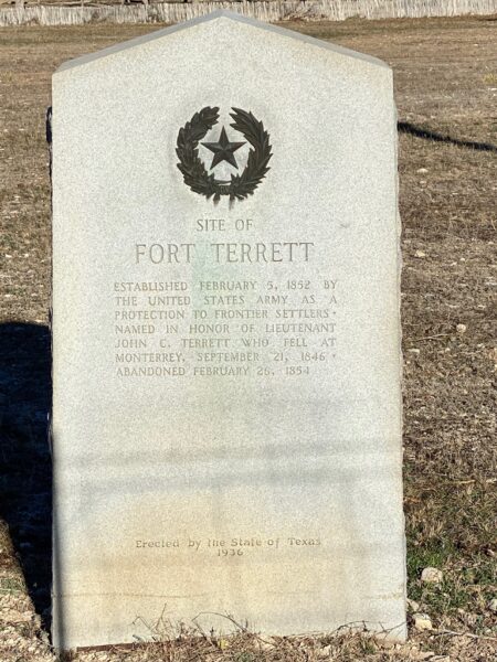 SITE OF FORT TERRETT WAR MEMORIAL