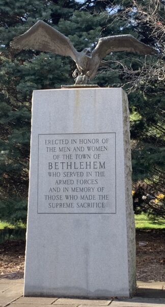 TOWN OF BETHLEHEM ARMED FORCES MEMORIAL