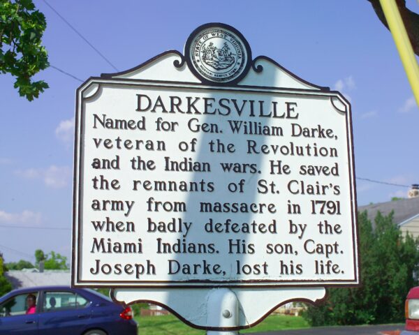 DARKESVILLE REVOLUTIONARY WAR MEMORIAL MARKER