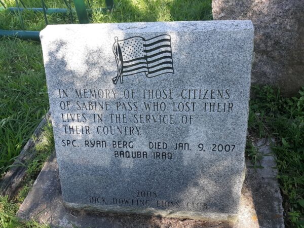 SABINE PASS VETERANS MEMORIAL