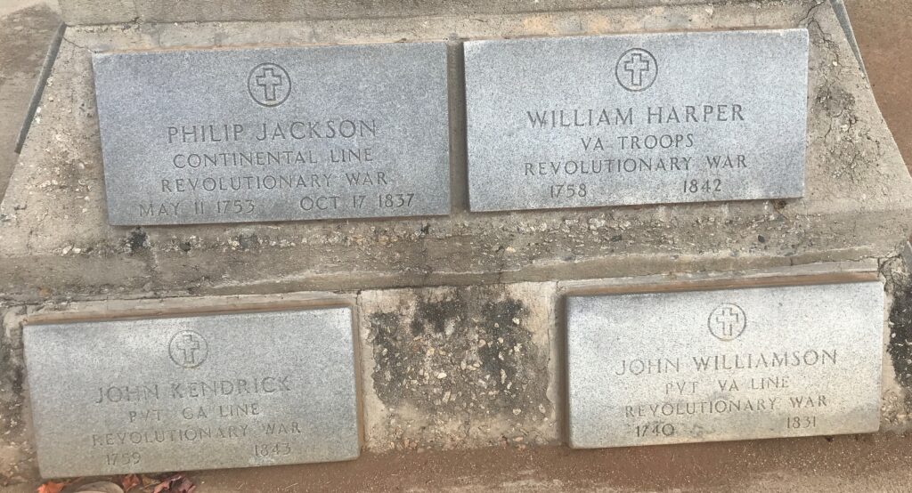 IN MEMORY OF REVOLUTIONARY SOLDIERS WAR MEMORIAL SIDE D