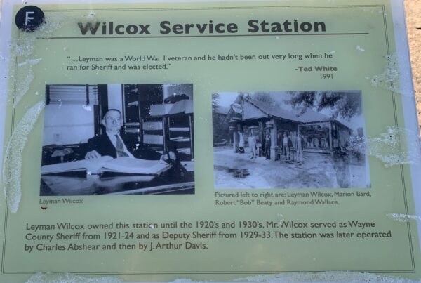 WILCOX SERVICE STATION MEMORIAL PANEL