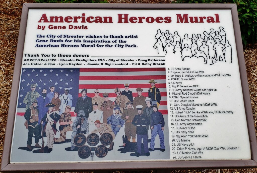 AMERICAN HEROES MURAL PLAQUE