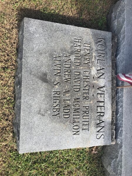 BLEDSOE COUNTY VETERANS MEMORIAL STONE A