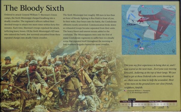 THE BLOODY SIXTH WAR MEMORIAL PANEL