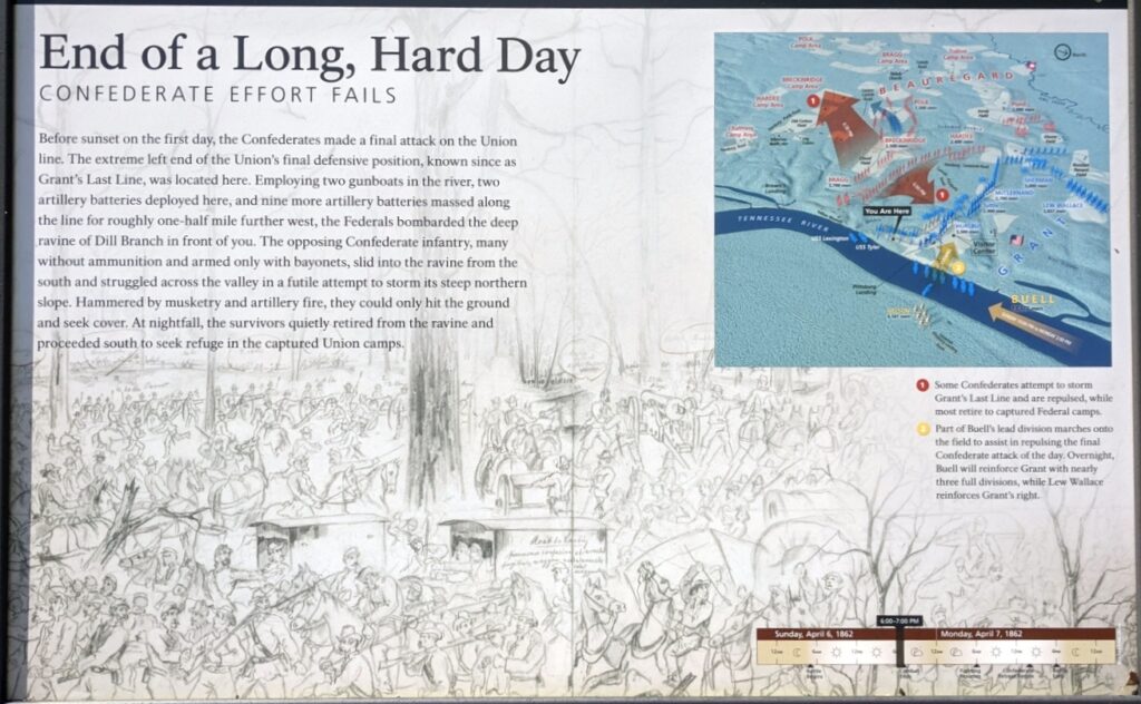 END OF A LONG HARD DAY WAR MEMORIAL PANEL