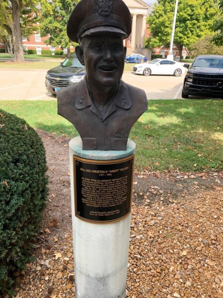 MAJ GEN WINSTON P. “WIMPY” WILSON MEMORIAL BUST