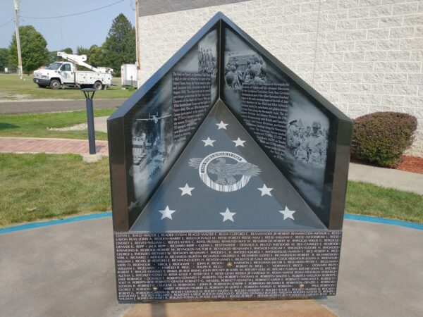 WILLIAMS COUNTY WORLD WAR II NARRATIVE MEMORIAL STONE M