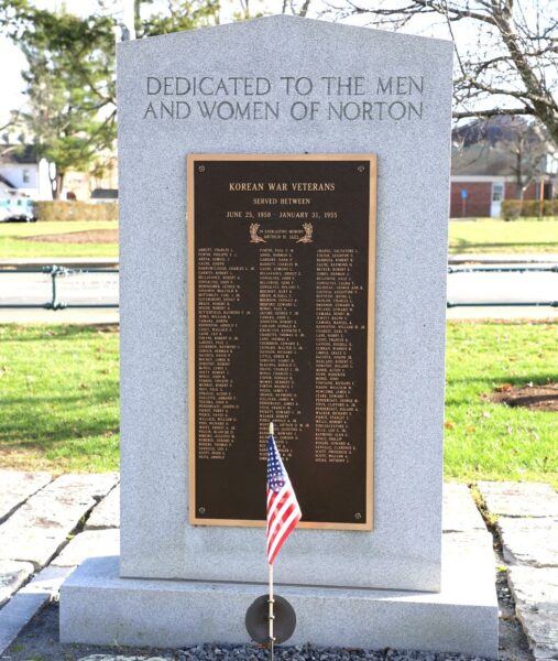 NORTON KOREAN WAR VETERANS MEMORIAL