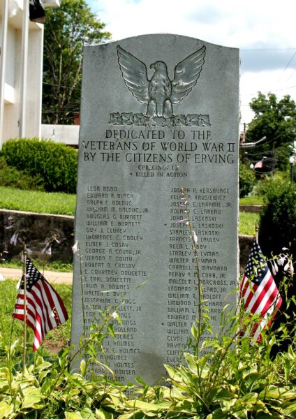 ERVING (PRECINCT 1) WORLD WAR II MEMORIAL