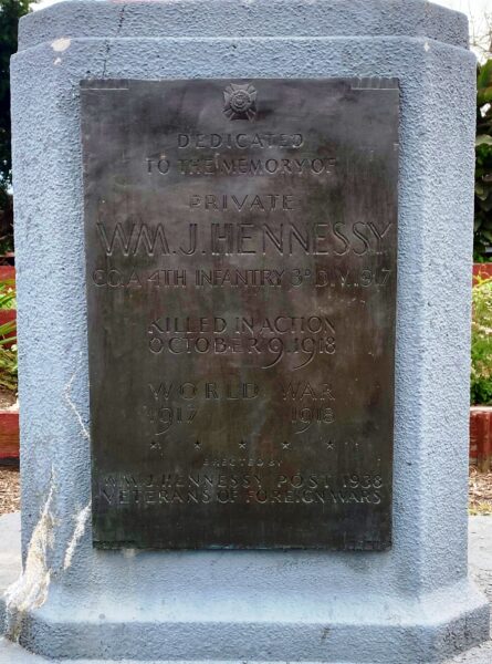PRIVATE WILLIAM J. HENNESSY WAR