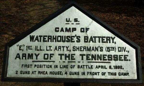 CAMP OF WATERHOUSE BATTERY MEMORIAL PLAQUE