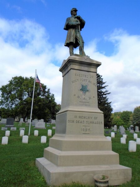 ROOT POST NO. 151 G.A.R. CIVIL WAR MEMORIAL