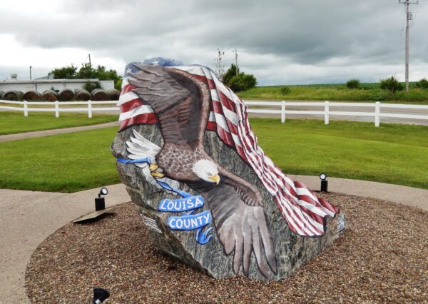 LOUISA COUNTY FREEDOM ROCK VETERANS MEMORIAL SIDE B