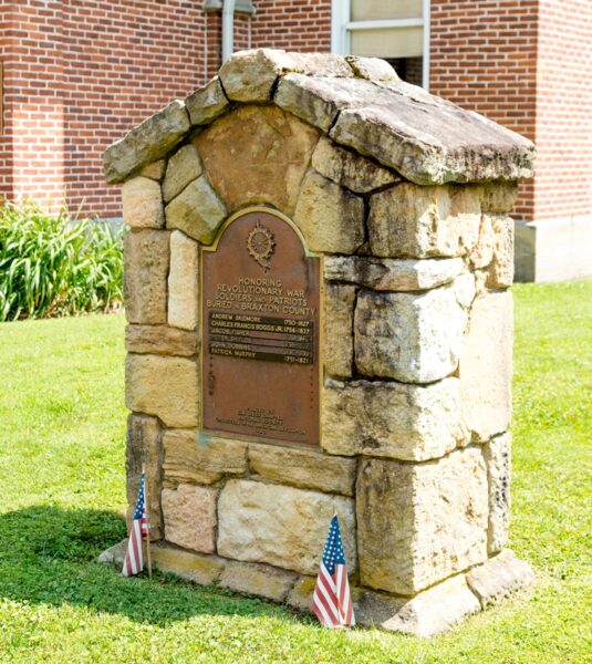 HONORING BRAXTON COUNTY REVOLUTIONARY WAR SOLDIERS MEMORIAL