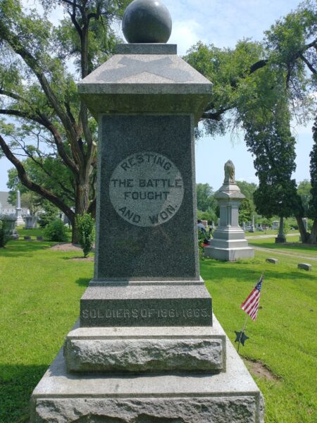 PLEASANT VIEW UNION CEMETERY CIVIL WAR MEMORIAL SIDE B