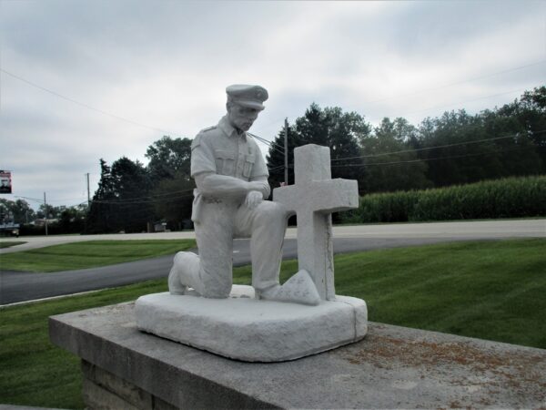 V.F.W. POST 8445 ALL WAR VETERANS MEMORIAL STATUE